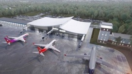 Строительство нового терминала аэропорта Ижевска идет с опережением графика