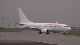 Первый за четыре года самолет Georgian Airways вылетел в Москву
