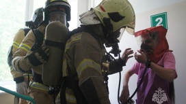 Всех спасли: в Йошкар-Олинской городской больнице прошли пожарно-тактические учения