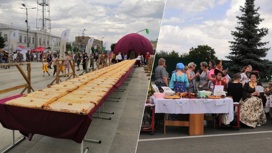 В Челябинской области испекли самый большой вишневый пирог в России
