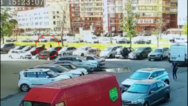 Момент конфликта со стрельбой в Петербурге попал на видео