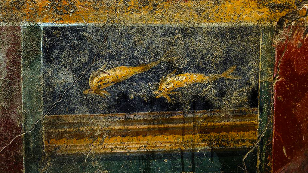 Одна из фресок ╚Дома с дельфинами╩. Фото: Sergio Siano / Archaeological site of Pompeii