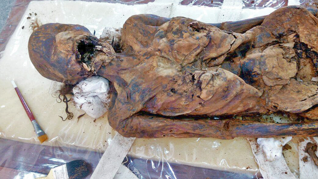 Одна из мумий оазиса Дахла. Фото:═Egyptian Ministry of Antiquities