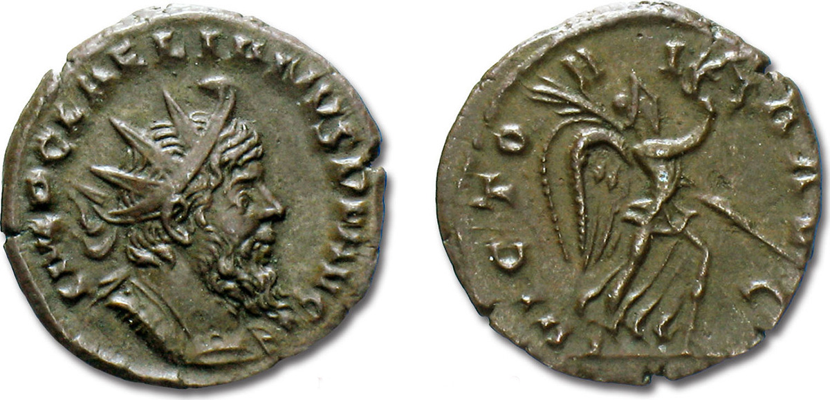 Бронзовый антониниан Ульпия Корнелия Лелиана, 269 год. Фото: Moruzzi Numismatica