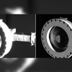 Головка пробоотборника. Фотографии сделаны камерой зонда OSIRIS-REx 14 ноября 2018 года.