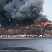Сотрудник МЧС погиб при тушении масштабного пожара на Невской мануфактуре