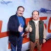 Фото с премьеры фильма "Небо". Денис Юченков и Андрей Федорцов