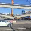 В соцсетях сообщили о рухнувшей части моста на Симферопольском шоссе