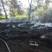 Пожар по неосторожности. В деревне Добручи Гдовского района пострадали дети и сгорело имущество