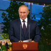 Путин поздравил Москву, упомянул Донецк и Луганск