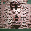 Майянская маска из Национального музея антропологии в Мехико.