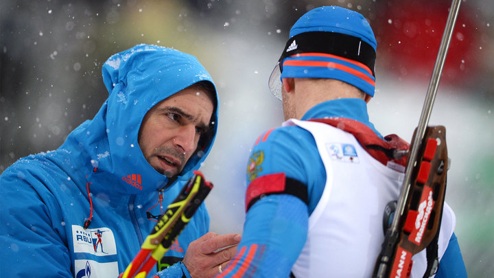 Мужская сборная России по биатлону выиграла эстафету на шестом этапе КМ
