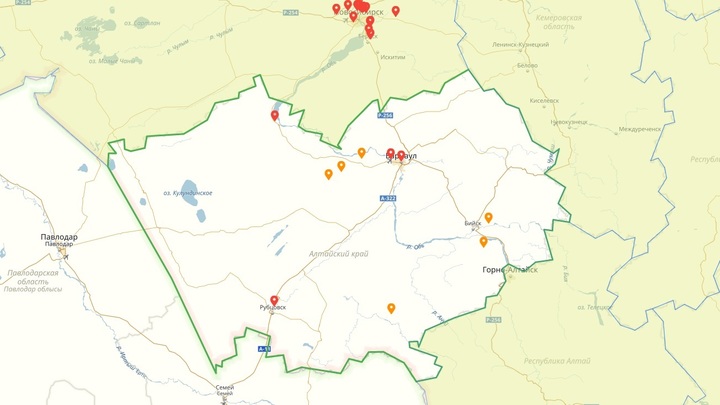 Карта свалок оренбургской области