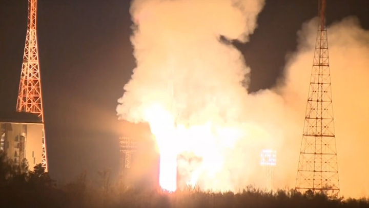 На космодроме Восточный прошел успешный запуск ракеты-носителя "Союз-2.1б"