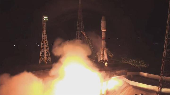 Российская ракета "Союз" успешно стартовала с космодрома Куру