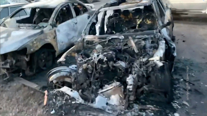Вести-Москва. Машину спортивного журналиста сожгли из мести