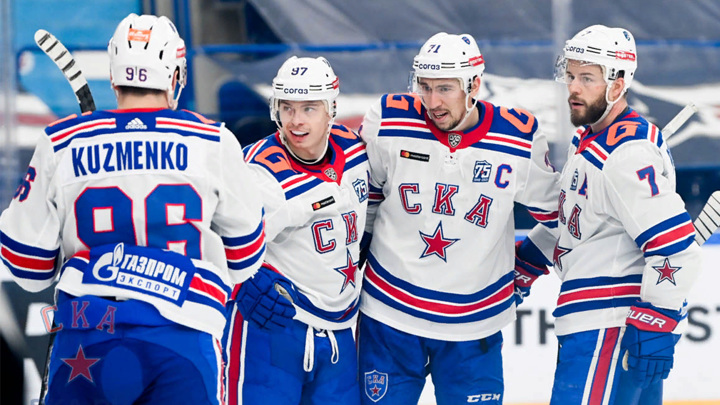 Хоккейный СКА по-футбольному победил в Екатеринбурге