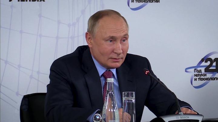 Москва. Кремль. Путин. Российско-американский онлайн-саммит. Эфир от 12.12.2021