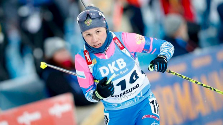 Кристина Резцова вытащила сборную России на третье место в эстафете