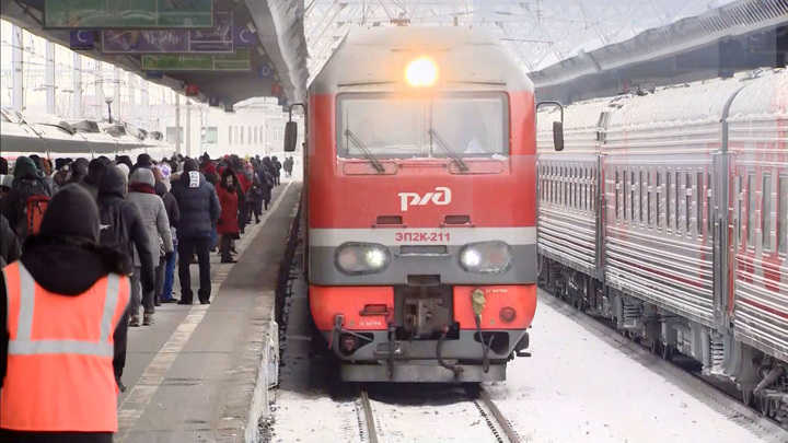 Вести в 20:00. Долгожданный поезд из Йошкар-Олы прибыл в Петербург