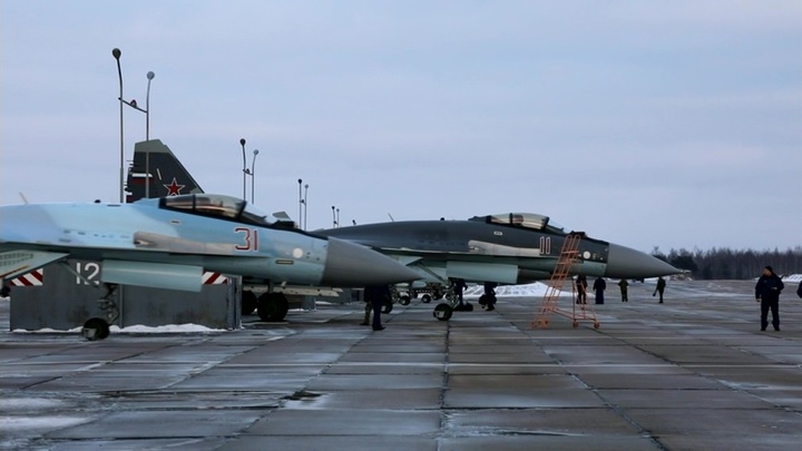 Россия перебазировала истребители Су-35 в Белоруссию