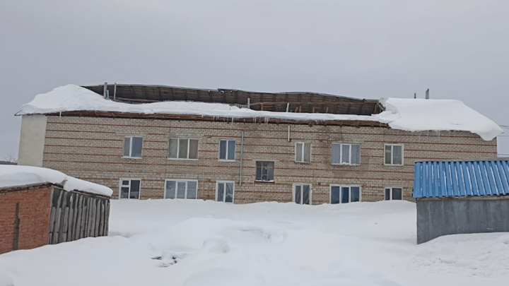 В Башкирии обрушилась крыша многоквартирного дома