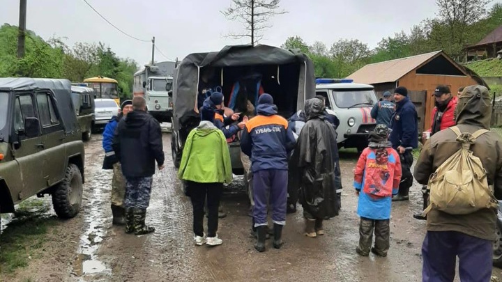 Всех детей-туристов успешно эвакуировали на Кубани
