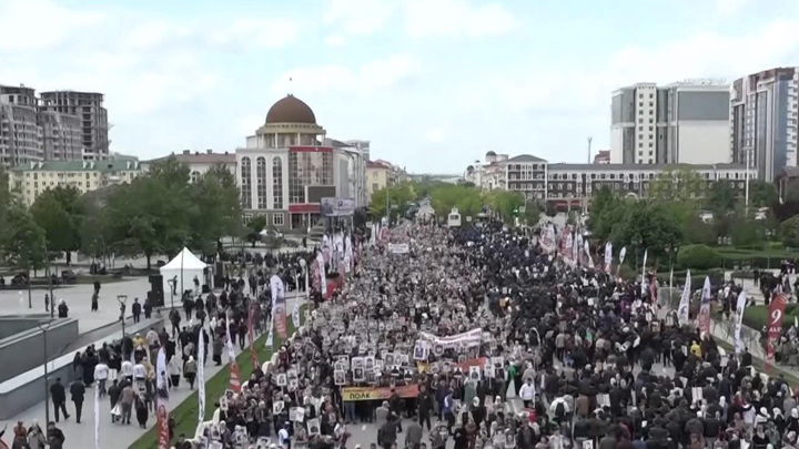 Вести в 20:00. День Победы в Грозном: 10 тысяч военных приняли участие в параде