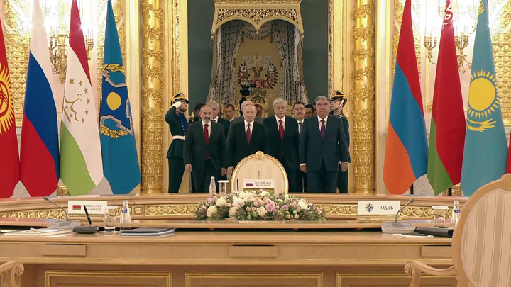 Вести в 20:00. Путин провел двусторонние встречи с лидерами ОДКБ