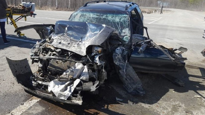 Женщина-пассажир погибла в страшной аварии в Магдагачинском районе