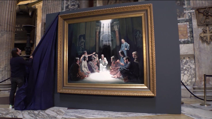 "Пути веры". В Риме открылась выставка российского художника Андрея Есионова