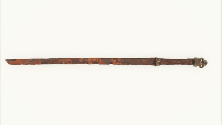 "Последний богатырь": житель Покровки пахал поле и нашел старинный меч