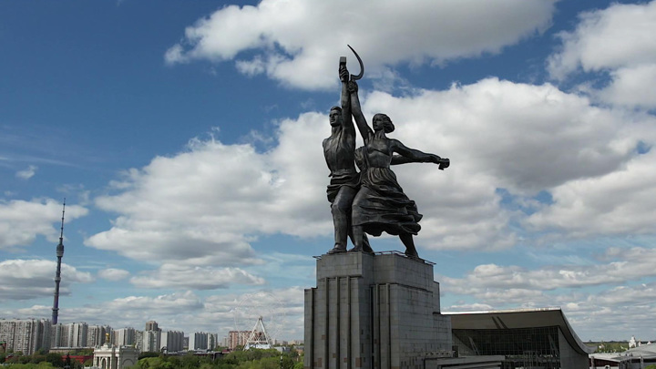 Вести-Москва. Памятник "Рабочий и колхозница" празднует 85-летие