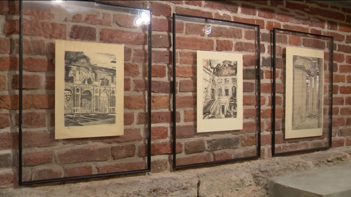 Новости культуры. Выставка работ блокадных художников "Руины на бумаге" открылась в Царском Селе