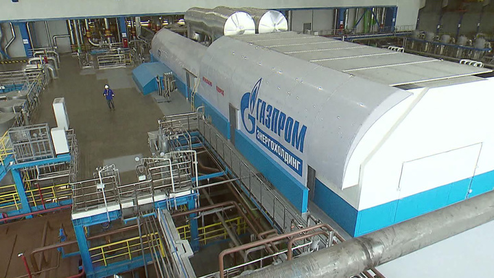 Вести в 20:00. "Газпром" запустил в Подмосковье самую мощную в мире тепловую турбину