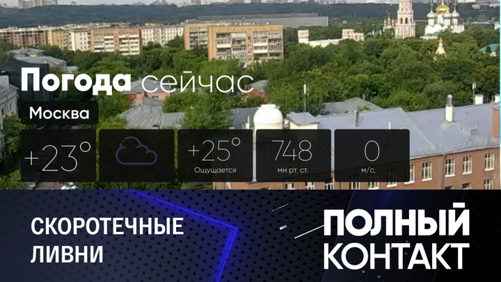Полный контакт. Температура в Москве на 5-6 градусов выше климатической нормы