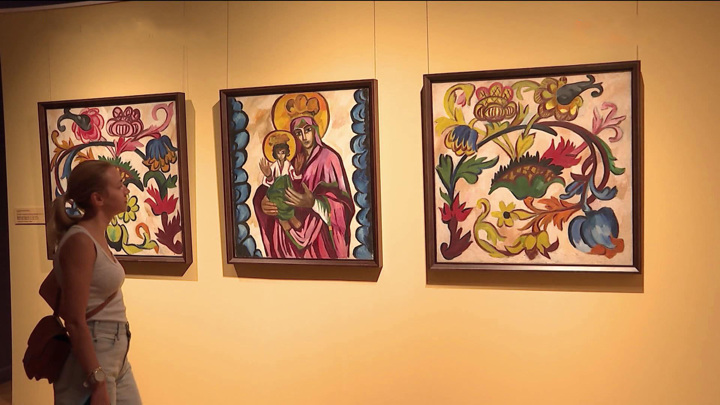Новости культуры. Выставка картин Натальи Гончаровой проходит в Нижнем Новгороде