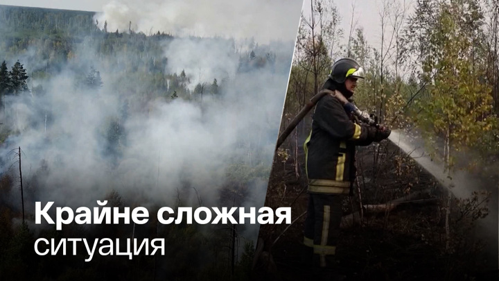 Вести в 20:00. Путин поручил защитить людей от пожаров