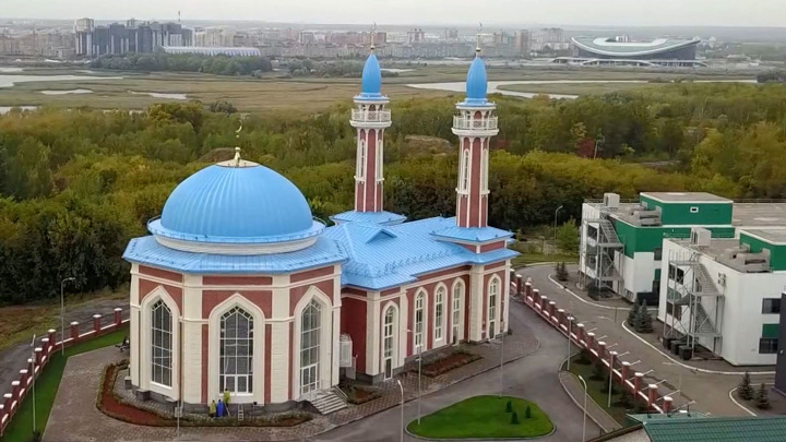Вести в 20:00. Минареты новой мечети вписались в архитектурный образ столицы Татарстана