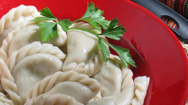 Астраханская область. Вареники с творогом