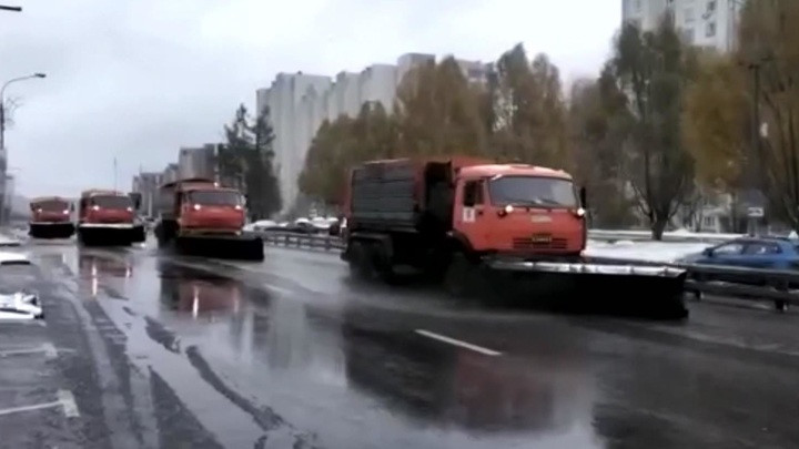Вести-Москва. Резкое похолодание вызвало коллапс на дорогах Москвы