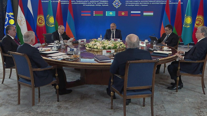Вести в 20:00. Эксклюзивные кадры с саммита ОДКБ в Ереване