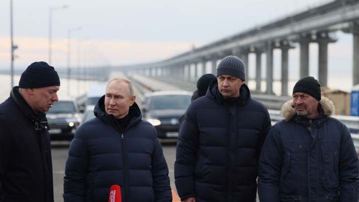Вести в 20:00. Путин за рулем протестировал восстановленный Крымский мост