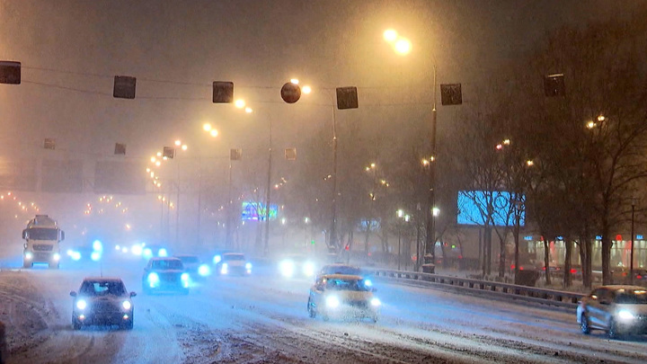 Вести-Москва. Зимняя сказка стала кошмаром для водителей