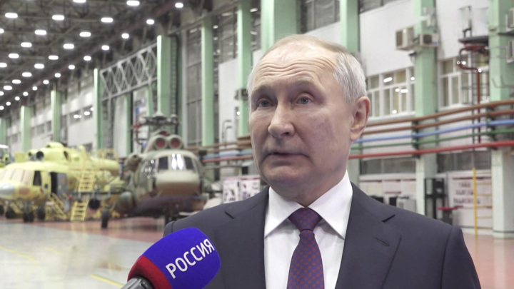 Вести в 20:00. Владимир Путин: никакие любители не смогли бы взорвать "Северные потоки"