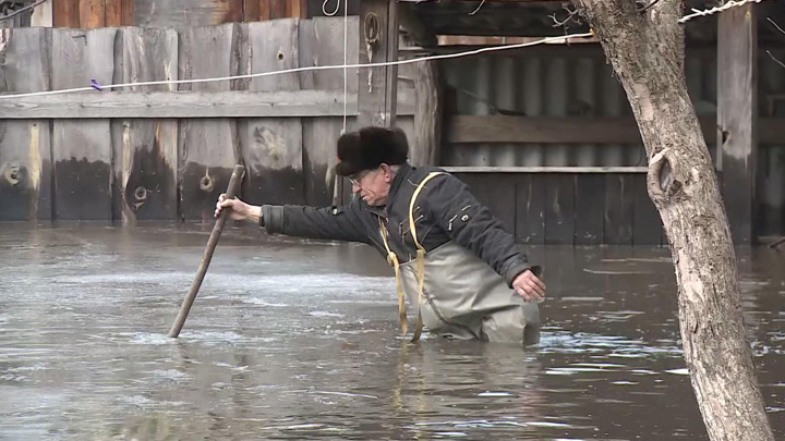 Вести в 20:00. Река Пенза затопила дома местных жителей