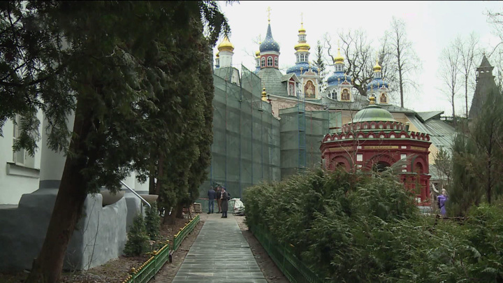 Новости культуры. В Псково-Печерском монастыре идет реставрация