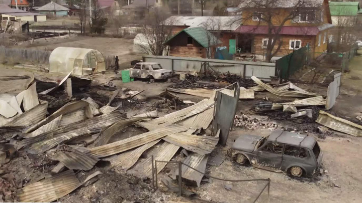 Вести в 20:00. В Сосьве и Логоушке сгорело почти две сотни домов