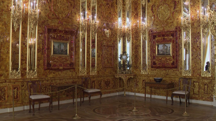 Новости культуры. Как восстанавливали Янтарную комнату Екатерининского дворца?