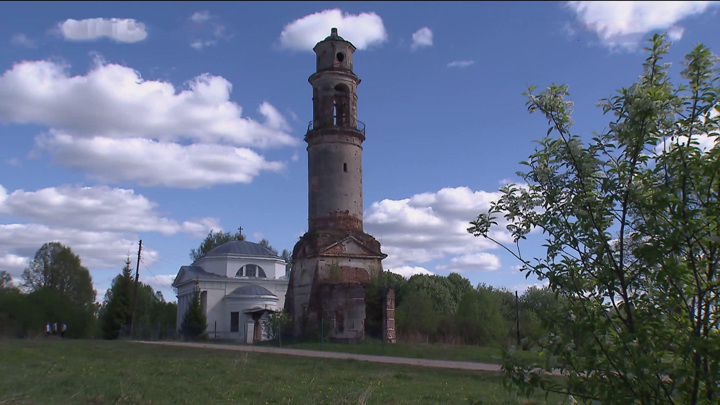 Новости культуры. Колокольня-маяк и храм в Арпачёво находятся в полуразрушенном состоянии